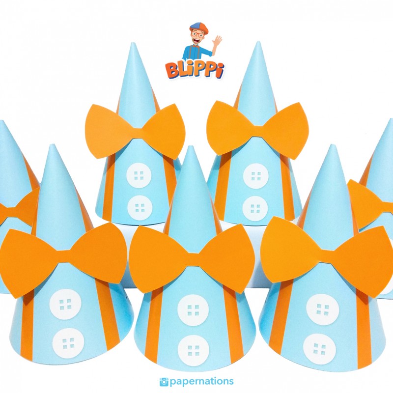 Blippi Cone Hats